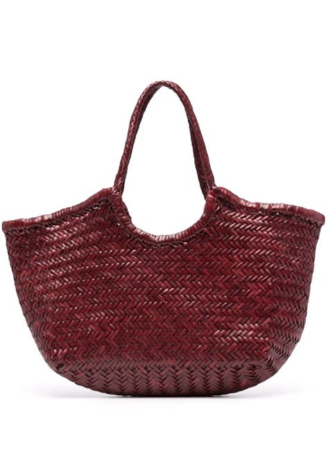 Borsa a spalla Nantucket in bordeaux DRAGON DIFFUSION - donna